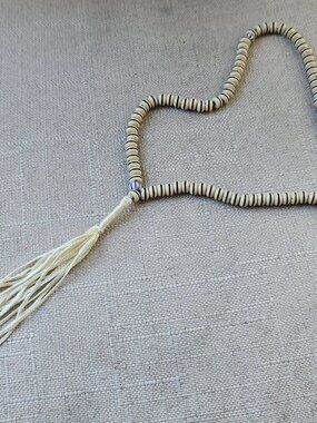 Prayer Tasbeeh Islamic Religious Beads Pray Beads Plastic Beige/Black Beads